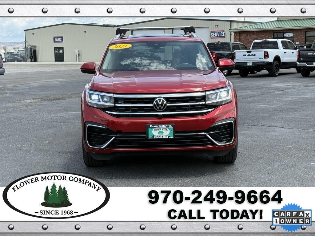 used 2021 Volkswagen Atlas car, priced at $40,000