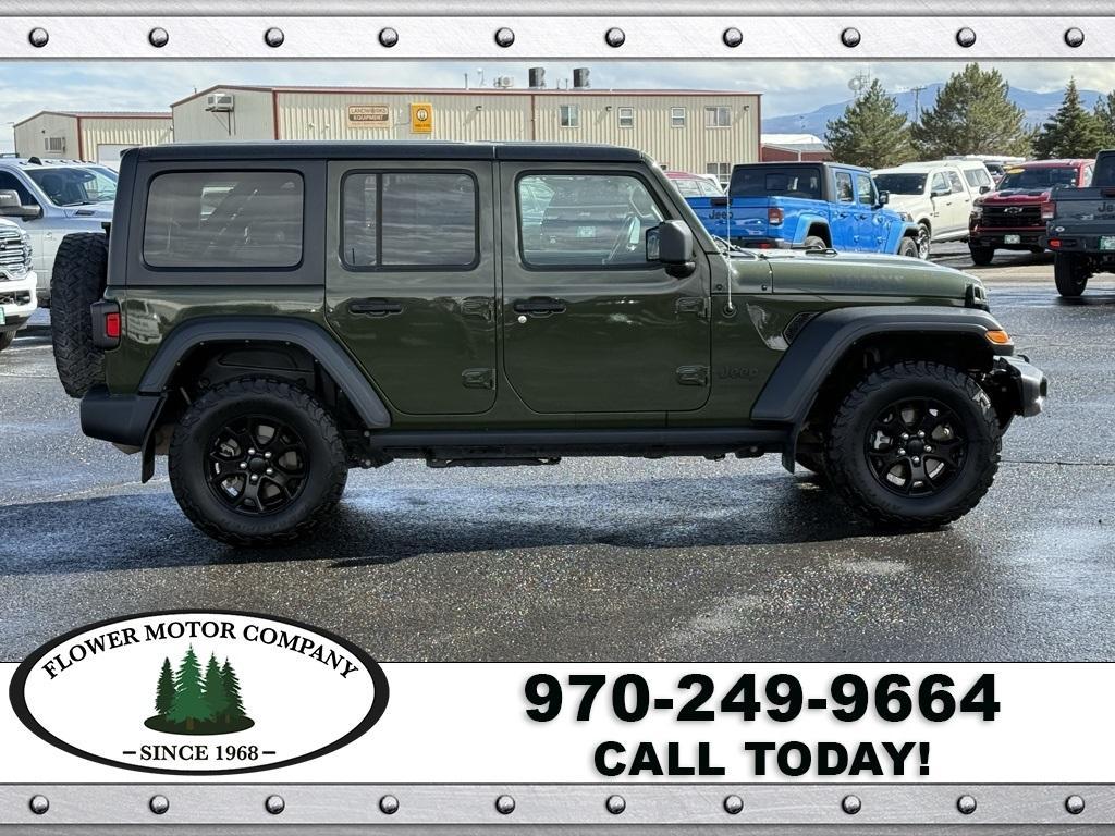 used 2021 Jeep Wrangler Unlimited car, priced at $33,485