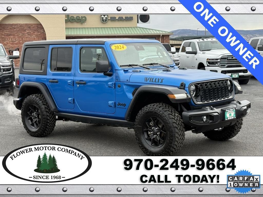 used 2024 Jeep Wrangler car, priced at $44,000