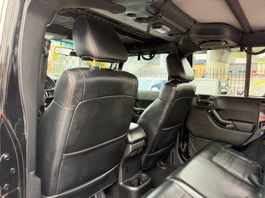 used 2012 Jeep Wrangler Unlimited car, priced at $14,999