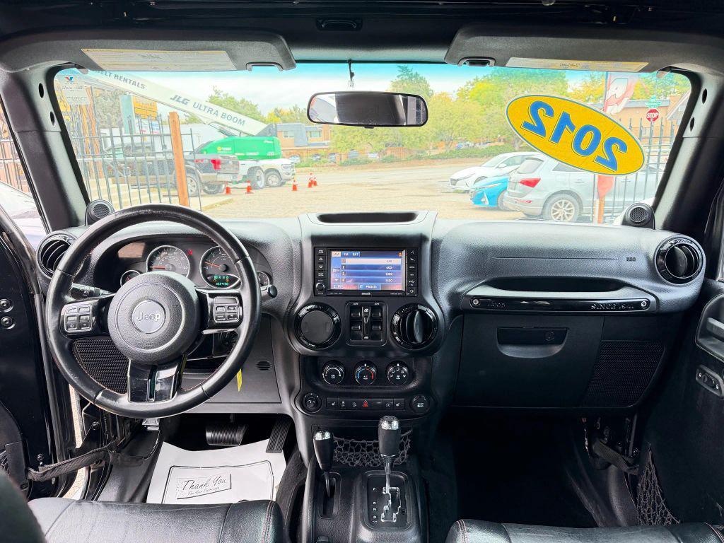 used 2012 Jeep Wrangler Unlimited car, priced at $14,999