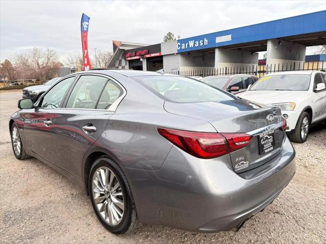 used 2018 INFINITI Q50 car, priced at $14,999