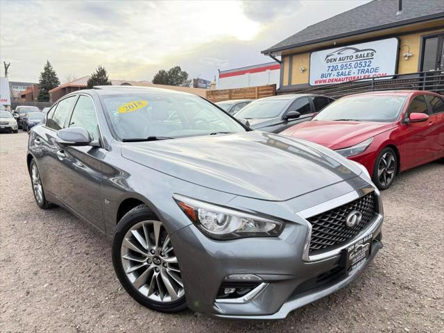 used 2018 INFINITI Q50 car, priced at $14,999