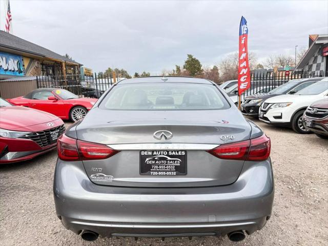 used 2018 INFINITI Q50 car, priced at $14,999