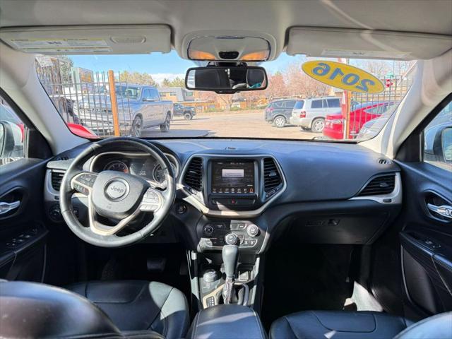 used 2016 Jeep Cherokee car, priced at $9,999