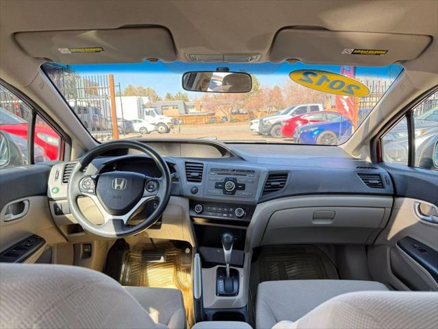 used 2012 Honda Civic car, priced at $8,999