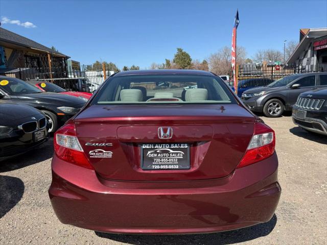 used 2012 Honda Civic car, priced at $8,999