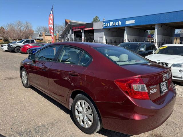 used 2012 Honda Civic car, priced at $8,999