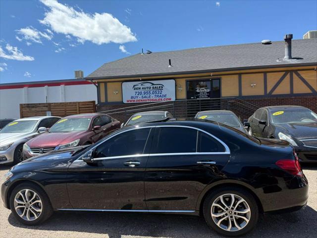 used 2018 Mercedes-Benz C-Class car, priced at $19,999