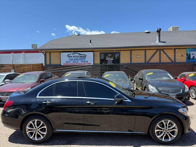 used 2018 Mercedes-Benz C-Class car, priced at $19,999
