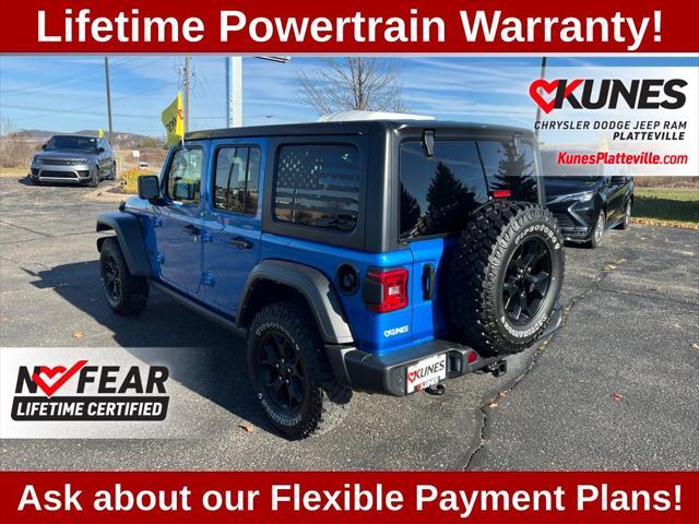 used 2022 Jeep Wrangler car, priced at $29,477