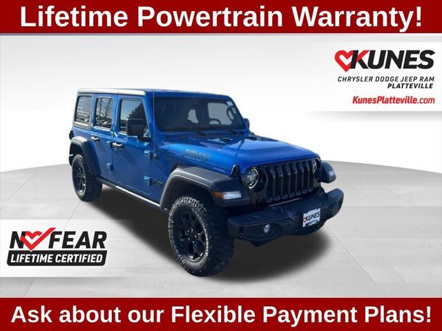 used 2022 Jeep Wrangler car, priced at $29,477