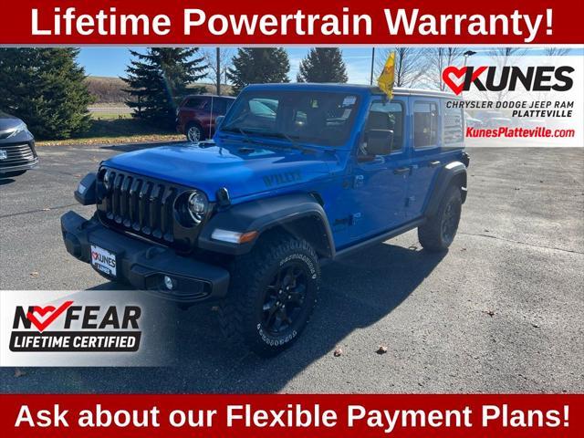 used 2022 Jeep Wrangler car, priced at $29,477