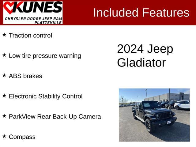 new 2024 Jeep Gladiator car, priced at $42,276