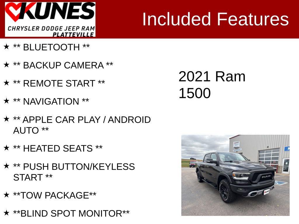 used 2021 Ram 1500 car, priced at $41,991