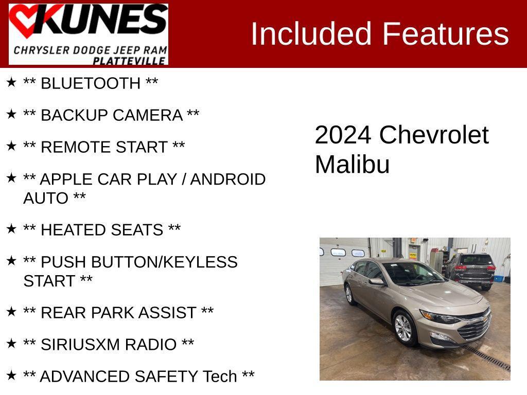 used 2024 Chevrolet Malibu car, priced at $21,777