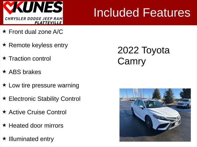 used 2022 Toyota Camry car, priced at $22,277