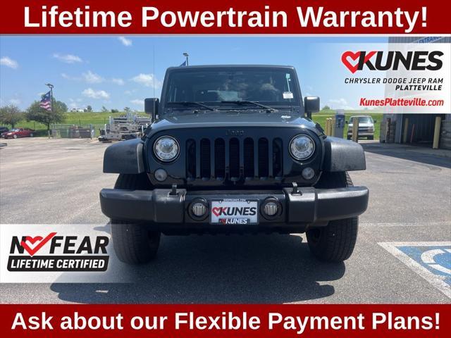 used 2017 Jeep Wrangler car, priced at $20,043