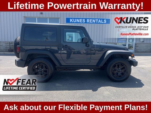 used 2017 Jeep Wrangler car, priced at $20,043