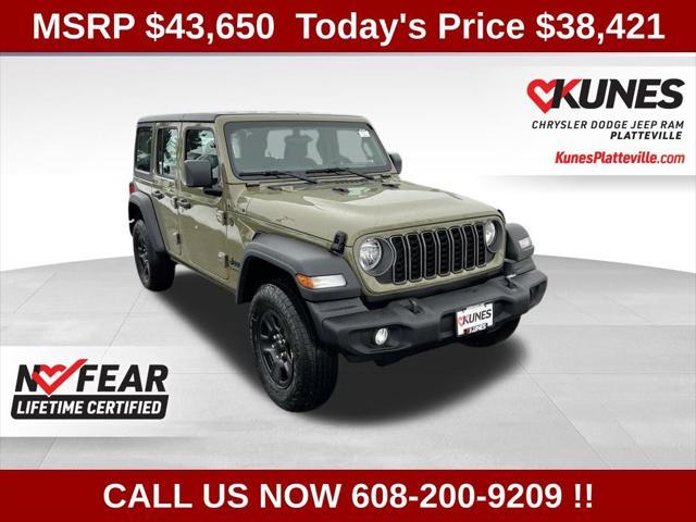 new 2025 Jeep Wrangler car, priced at $38,421