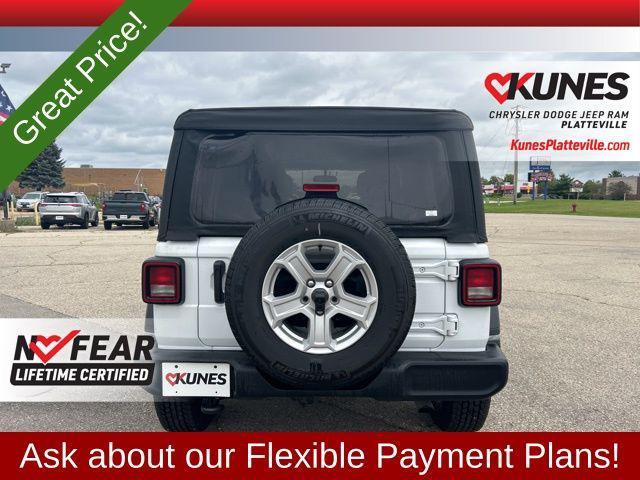 used 2023 Jeep Wrangler car, priced at $27,477