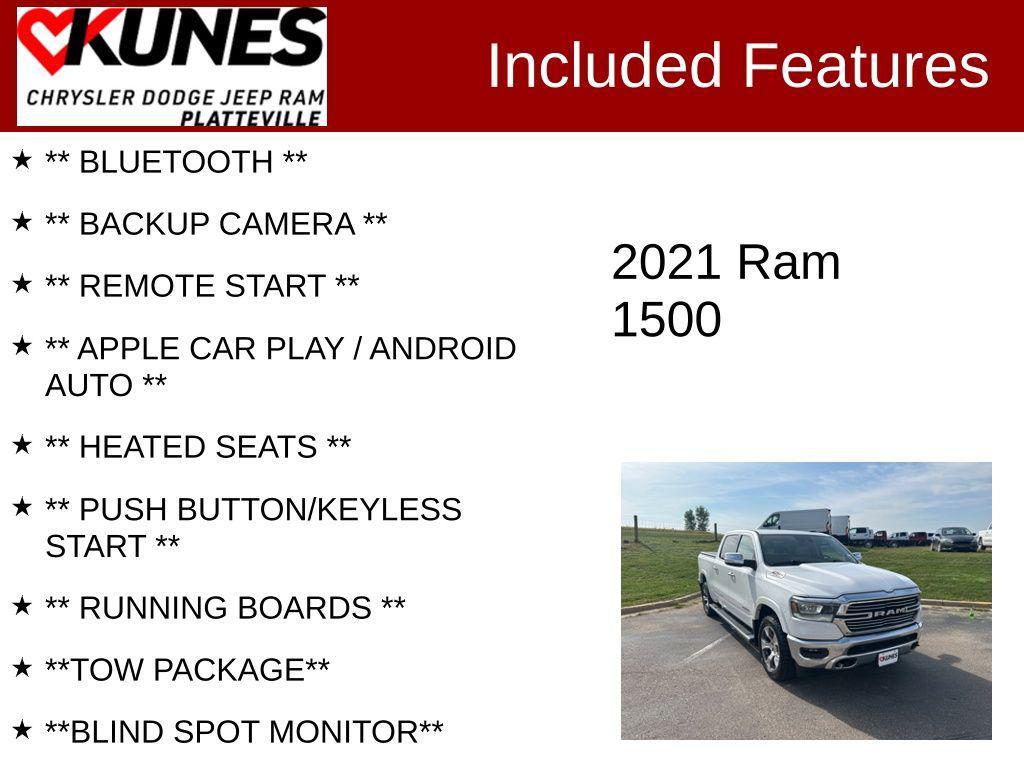 used 2021 Ram 1500 car, priced at $37,991
