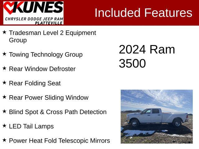 new 2024 Ram 3500 car, priced at $72,047