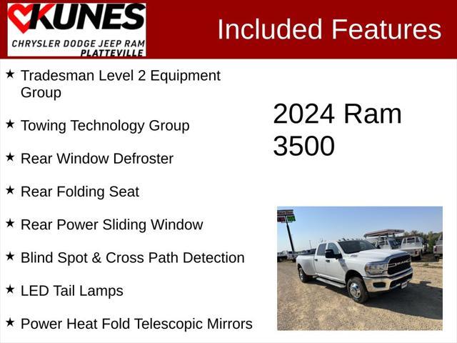 new 2024 Ram 3500 car, priced at $66,202