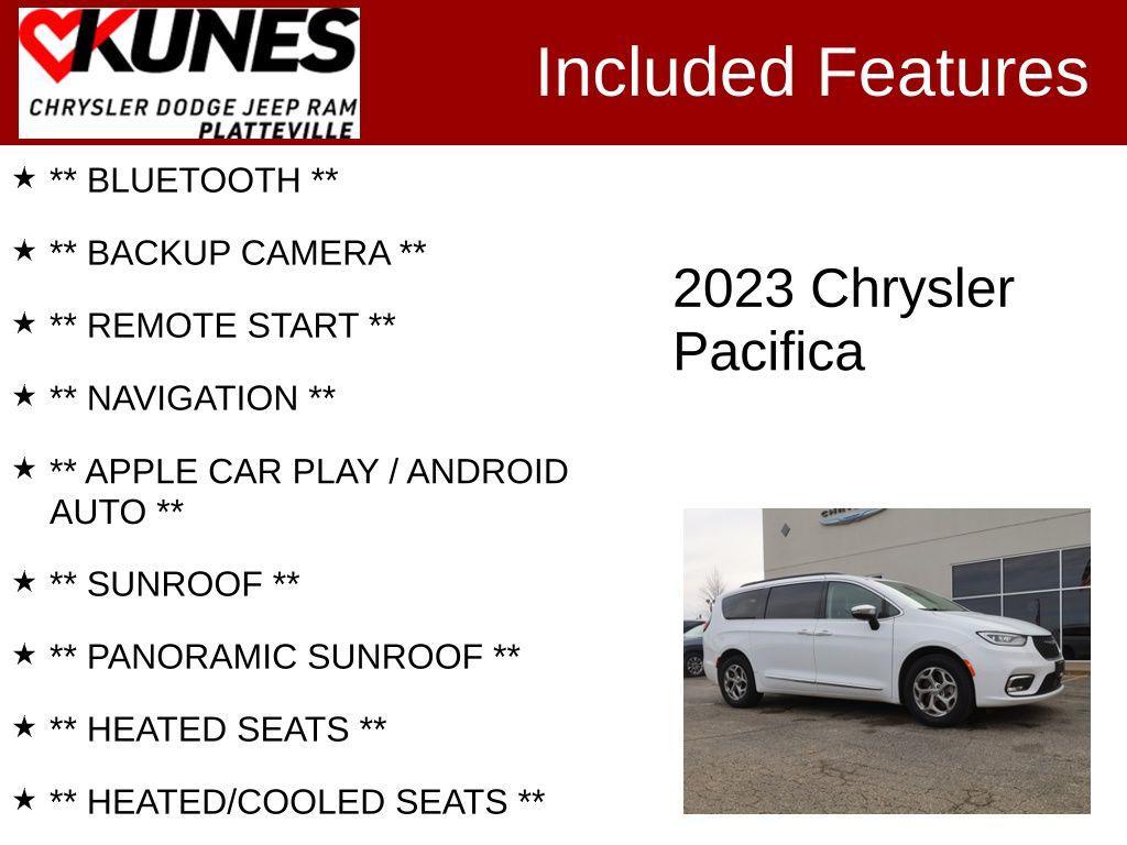 used 2023 Chrysler Pacifica car, priced at $36,991