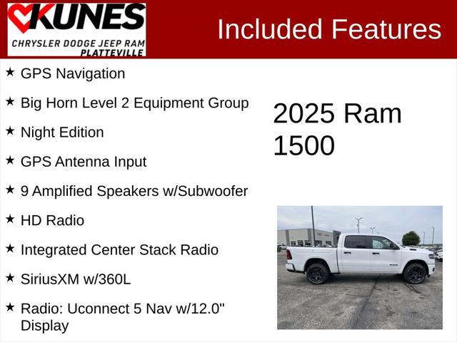 new 2025 Ram 1500 car, priced at $52,103