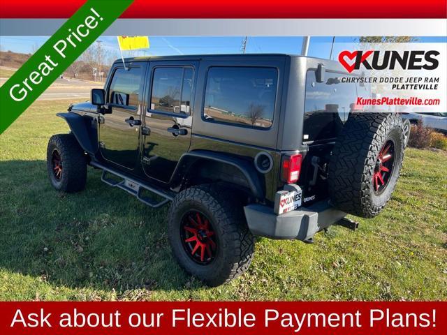 used 2012 Jeep Wrangler Unlimited car, priced at $17,477