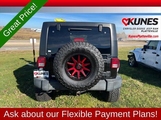 used 2012 Jeep Wrangler Unlimited car, priced at $17,477