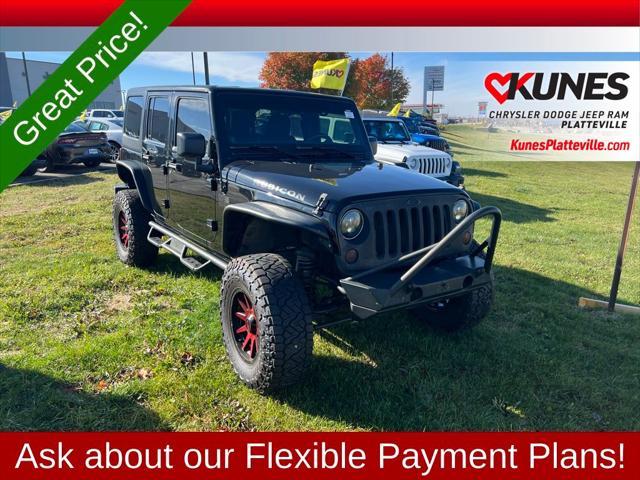 used 2012 Jeep Wrangler Unlimited car, priced at $17,477