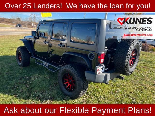 used 2012 Jeep Wrangler Unlimited car, priced at $17,977