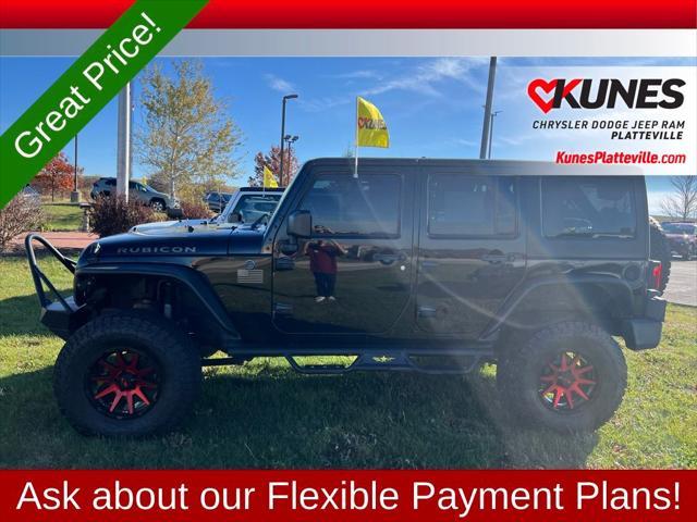 used 2012 Jeep Wrangler Unlimited car, priced at $17,477