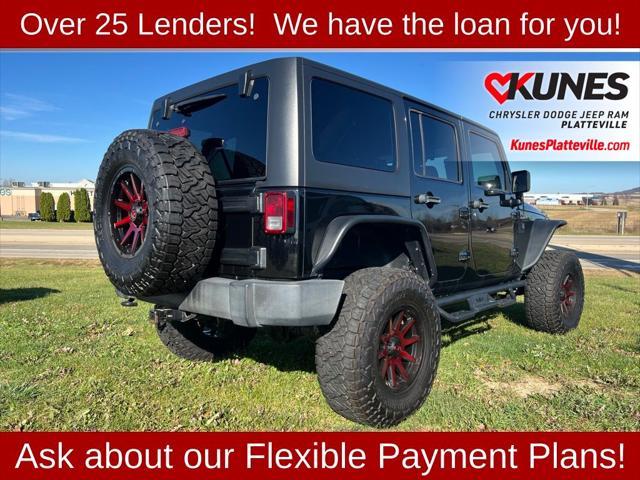 used 2012 Jeep Wrangler Unlimited car, priced at $17,977