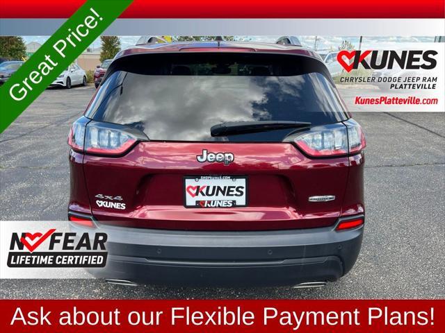 used 2021 Jeep Cherokee car, priced at $19,977