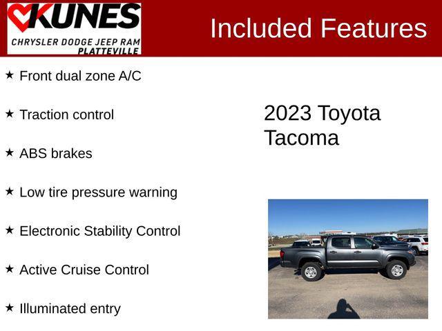 used 2023 Toyota Tacoma car, priced at $37,973