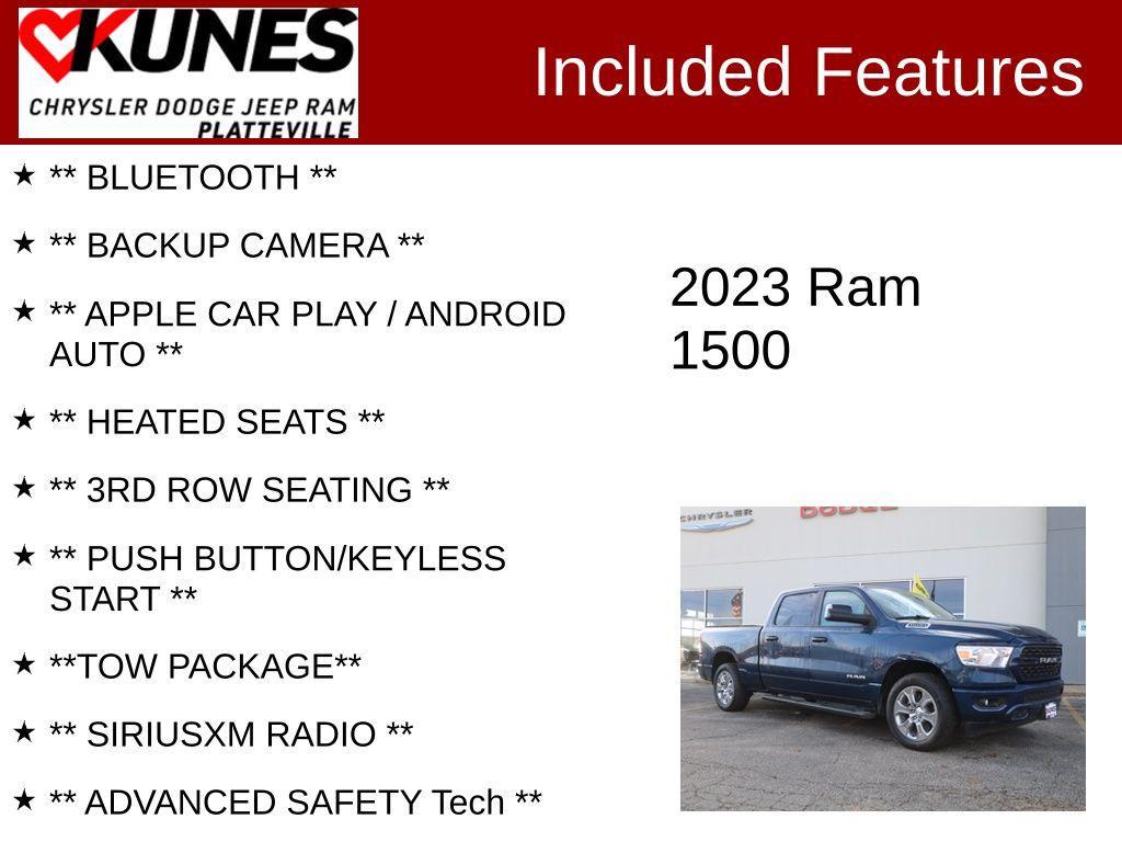 used 2023 Ram 1500 car, priced at $39,014