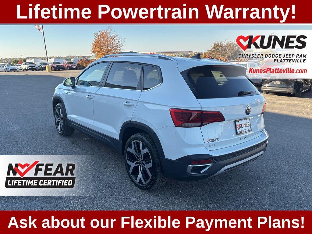 used 2023 Volkswagen Taos car, priced at $21,957