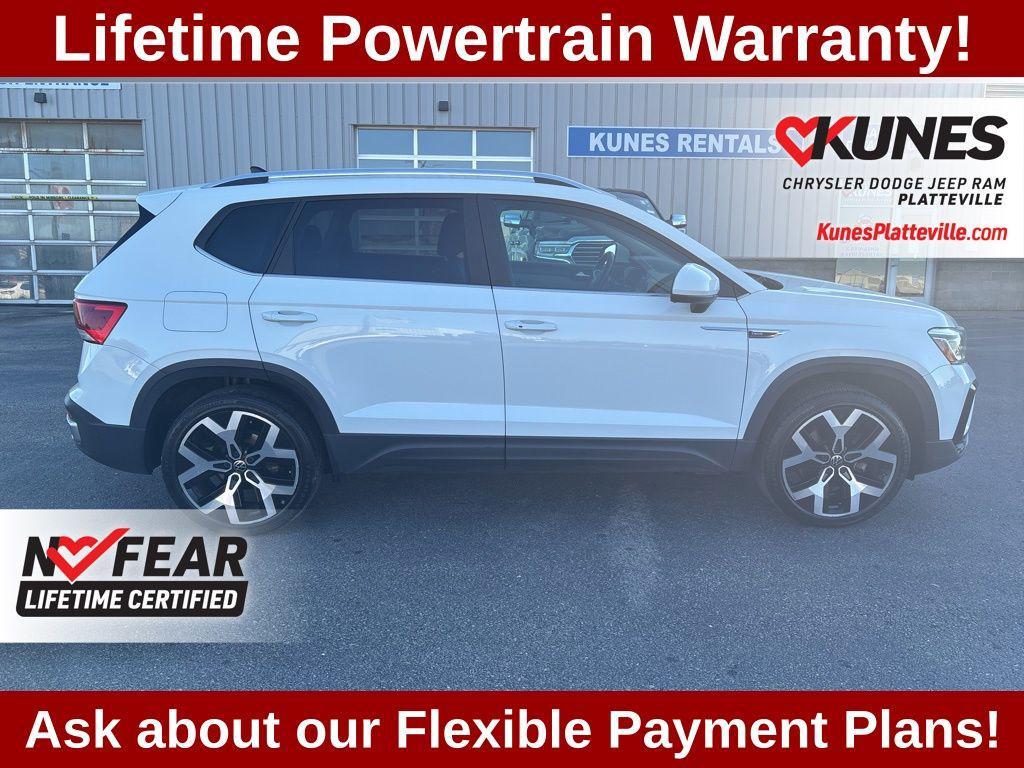 used 2023 Volkswagen Taos car, priced at $21,957