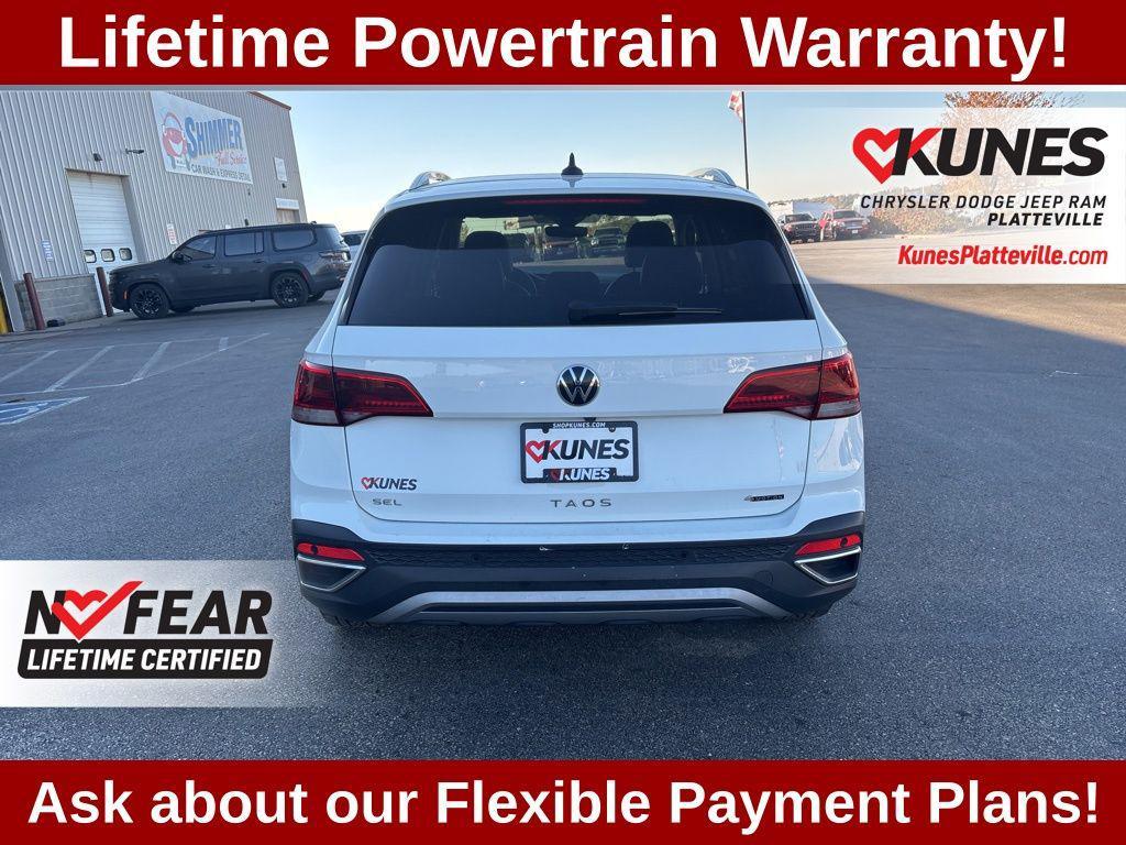 used 2023 Volkswagen Taos car, priced at $21,957