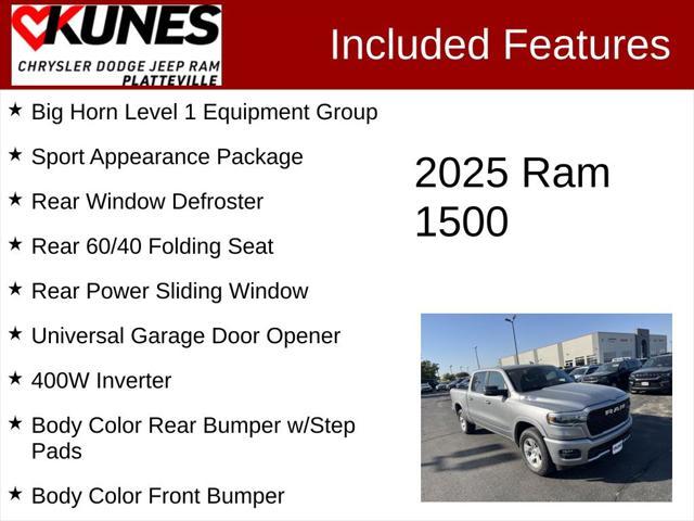 new 2025 Ram 1500 car, priced at $45,895