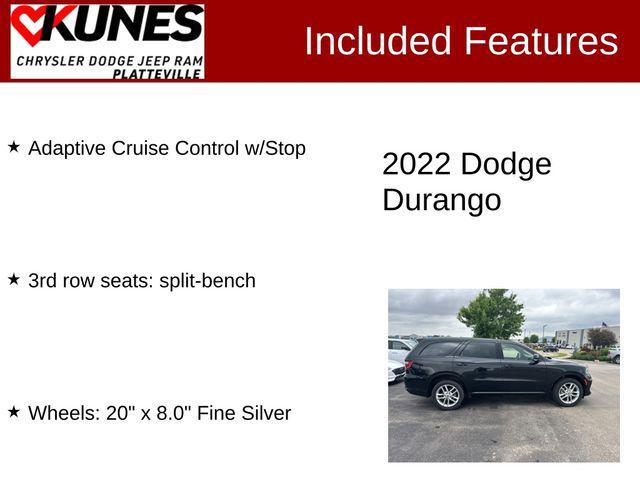 used 2022 Dodge Durango car, priced at $31,976
