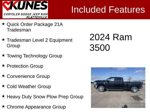 new 2024 Ram 3500 car, priced at $73,652