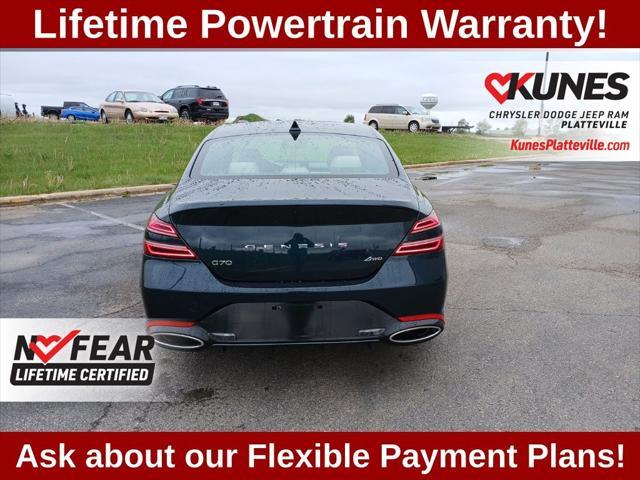 used 2024 Genesis G70 car, priced at $34,977