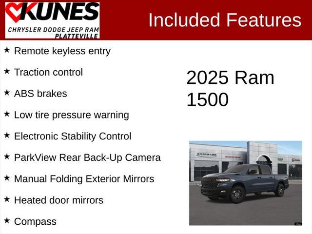 new 2025 Ram 1500 car, priced at $50,577