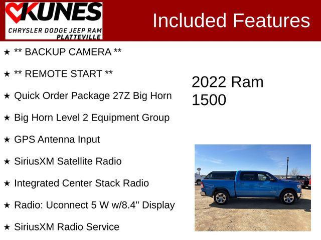 used 2022 Ram 1500 car, priced at $31,855