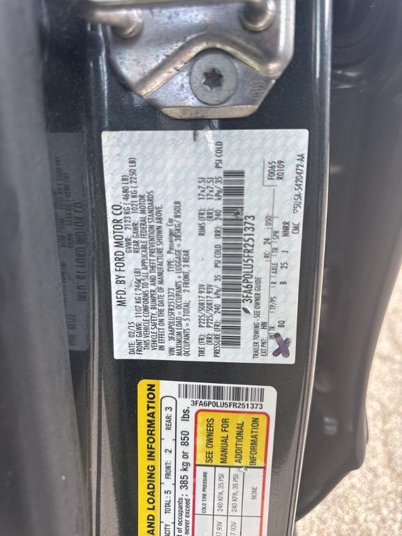 used 2015 Ford Fusion Hybrid car, priced at $9,497