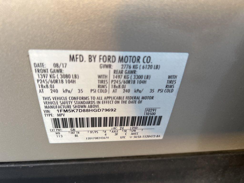 used 2017 Ford Explorer car, priced at $18,711